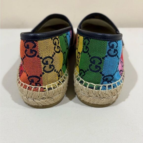 Gucci Multicolor Espadrilles Rainbow flats - Picture 6 of 11